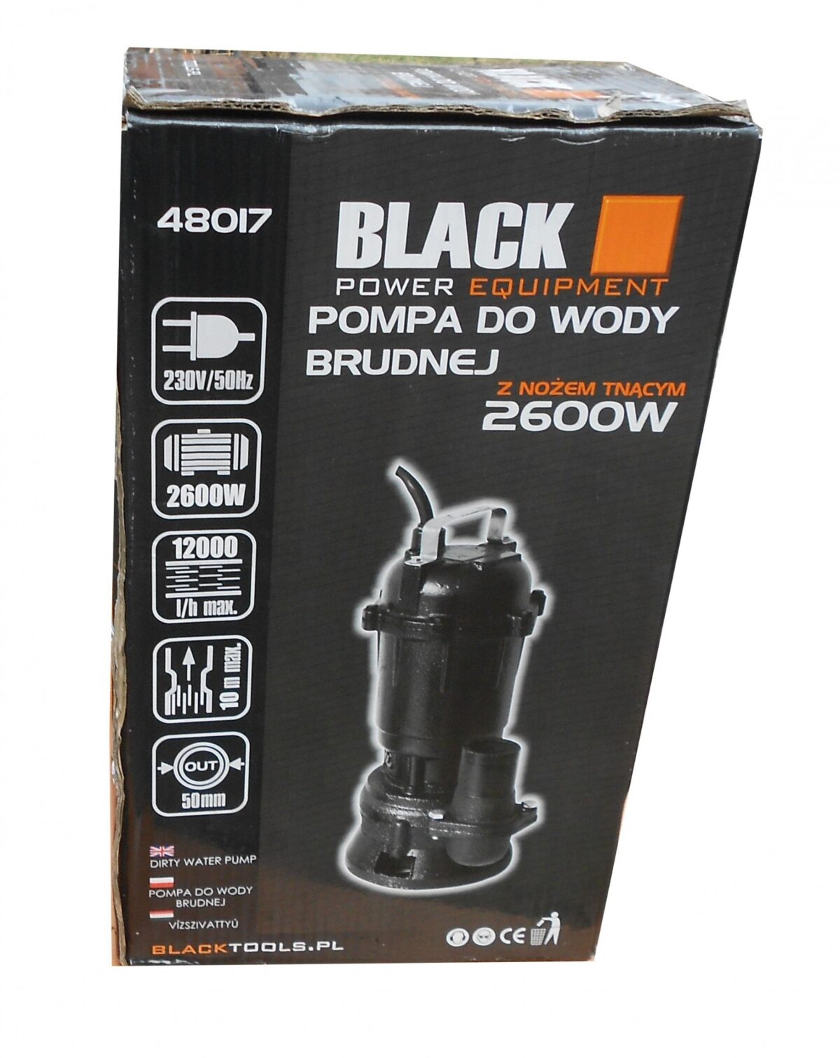 2 Potapajuća muljna s nožem 2600 w bez plovka NOVO - Slika 4