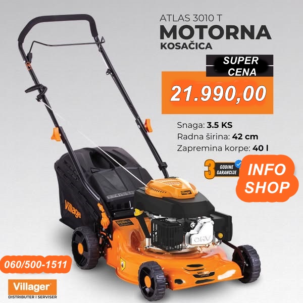 Villager Atlas 3010  Motorna kosačica